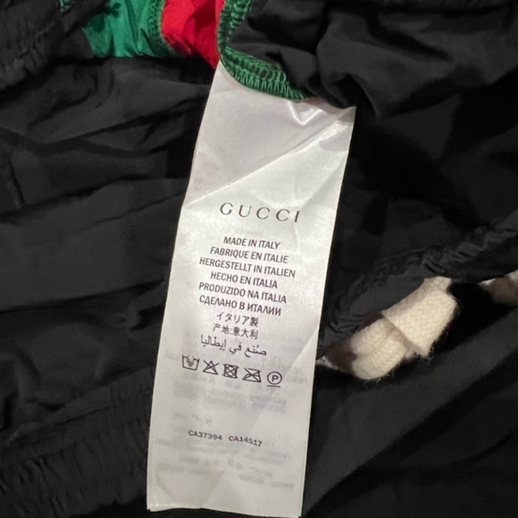 Gucci Windbreaker Pants - Unisex Men's Size Small & Women's Size Medium - Picture 5 of 5